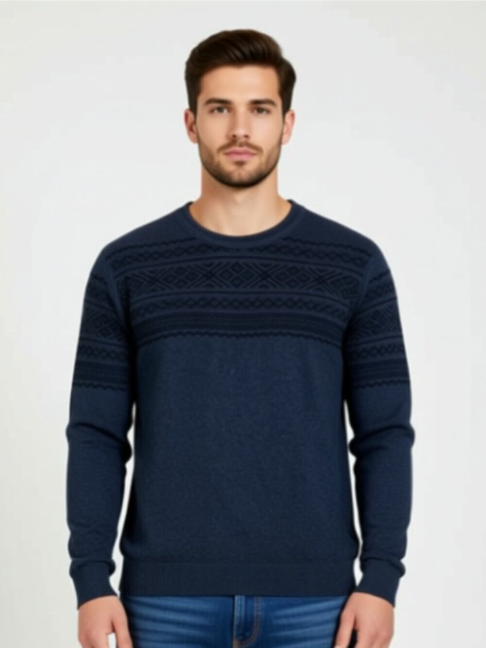Eddie Bauer Grey Sweater Size Large/Tall (H8)